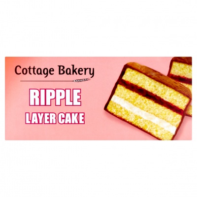 Cottage Bakery Ripple Layer Cake (Feb 23 - Jan 24) 150g RRP 1.49 CLEARANCE XL 89p or 2 for 1.50
